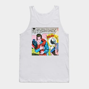 Comic Fierce Kiss with a Pop Tank Top